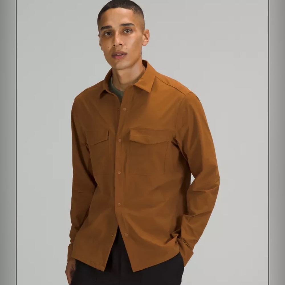 Lululemon Double Pocket Long Sleeve Overshirt Mens large